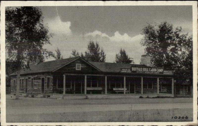 Cody Wy Buffalo Bill Cabin Camp Postcard Hippostcard