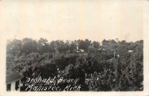 RPPC ORCHARD PARK MANISTEE MICHIGAN REAL PHOTO POSTCARD 1923