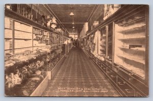 J90/ Hortonville Wisconsin Postcard c1910 Interior Appleton's Hat Store 536