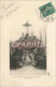 Old Postcard Issoudun Sacre Coeur Park Calvary