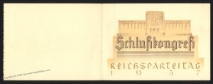 3rd Reich Germany 1937 Reichsparteitag Congress Block F Closing Ceremonie 112593