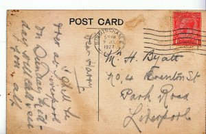 Genealogy Postcard - Family History - Byatt - Park Road - Liverpool   A1102