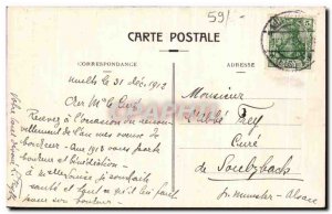 Old Postcard Monument Offered By The Diocese From Cambrai