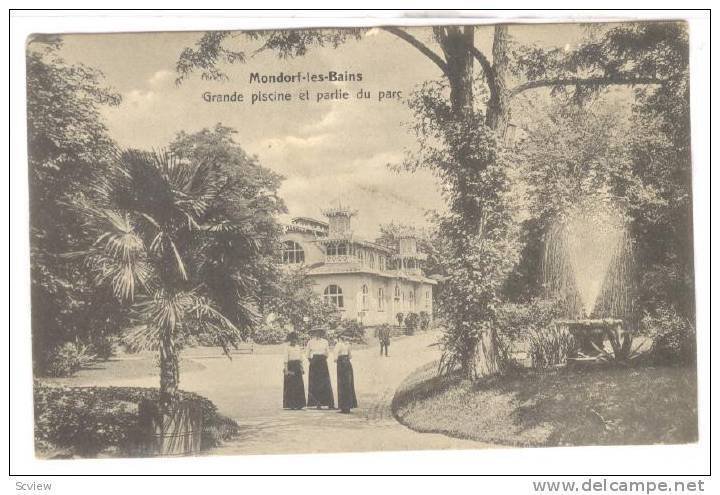 Grande Piscine Et Partie Du Parc, Mondorf-les-Bains, Luxembourg, 1900-1910s