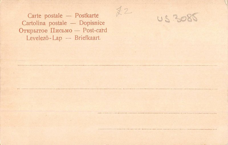 US3085 Italy Trieste Barcola Harbour Boats Panorama