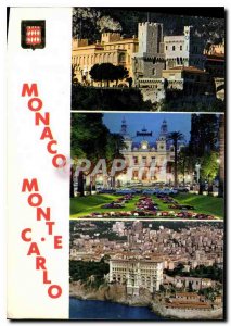 Modern Postcard Monaco Monte Carlo Various aspects of the Principality of Monaco