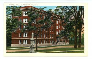 NY - Clifton Springs. Sanitarium, Maxwell Hall