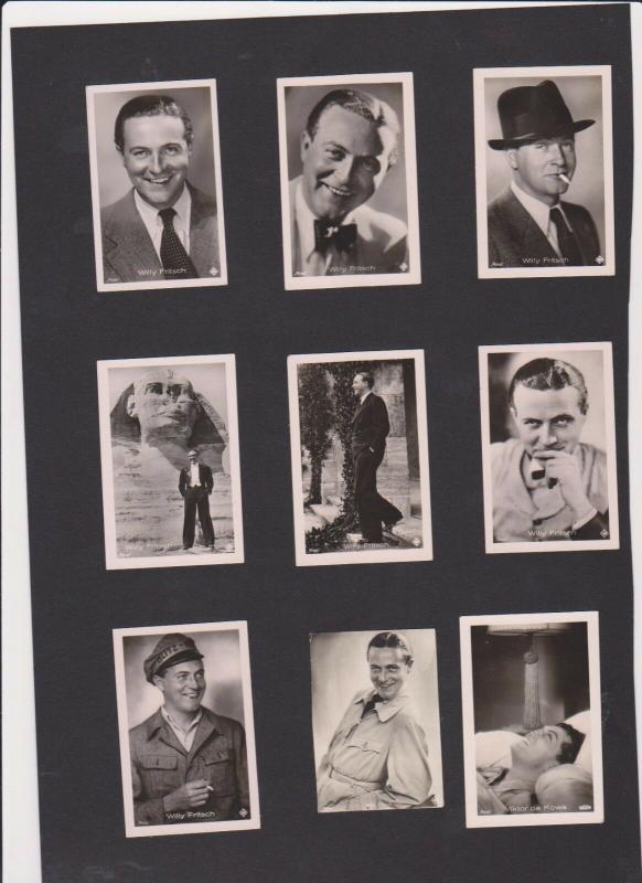 FILM CINÉMA MOVIE 100 Vintage ROSS Real Photo CIGARETTE Cards 1930's