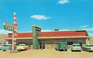 Rock Springs WY Sands Cafe & Cocktail Lounge Old Cars Jeep Postcard