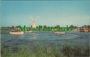 Norfolk Postcard - River Thurne and Thurne Mill, Norfolk Broads RS36002