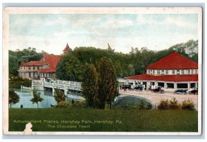 c1920's Amusement Places Hershey Park Classic Cars Hershey Pennsylvania Postcard