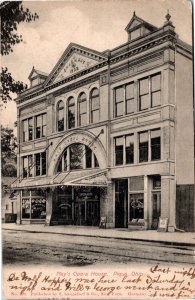 Postcard OH Miami County Piqua May's Opera House UDB 1906 B5