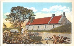 West Barracks Fort Ticonderoga, New York  