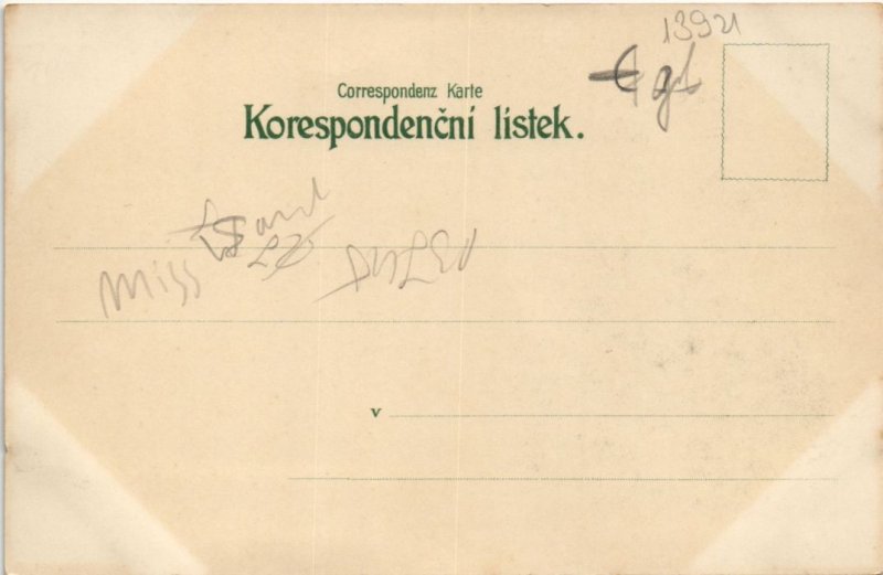 CPA DINZEK CHIMAY THEATER STAR (13921)