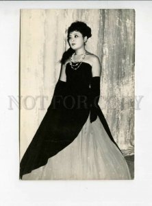 3110563 LEE Signer OPERA ACTRESS old REAL PHOTO AUTOGRAPH