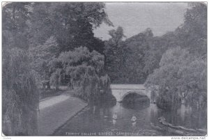 Trinity College Bridge, Boats, CAMBRIDGE, Cambridgeshire, England, 00-10's