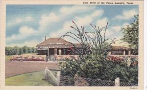 Texas Langtry Judge Roy Bean Law West Of The Pecos Curteich