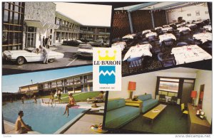 4-Views, Le BAron Motor Hotel, Swimmiing Pool, SHERBROOKE, Ontario, Canada, P...