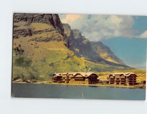 Postcard Many Glacier Hotel Glacier National Park Montana USA