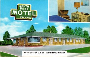 Postcard South Bend Motel in South Bend, Indiana~131977