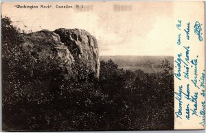 Postcard NJ Dunellen - Washington Rock - rotograph