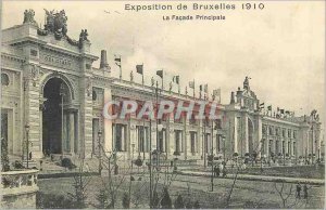 Old Postcard Brussels Exhibition 1910 Main Facade