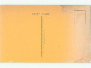 Pre-Linen Comic MAN WITH FRUIT VENDOR CART AB9362