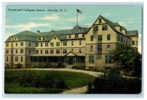 c1910's Normal And Collegiate Institute Asheville North Carolina NC Postcard