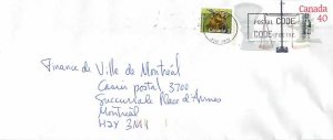 Entier Postal Stationery Canada Post Balance Dayton