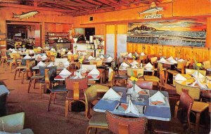 Kingfish Restaurant Interior John's Pass St Petersburg Florida 1962 postcard