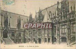 Old Postcard Rouen Courthouse