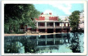 Postcard - Pavilion At South Park - Peoria, Illinois