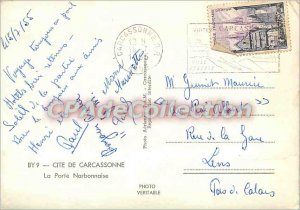 Postcard Modern Cite of Carcassonne Narbonne Gate