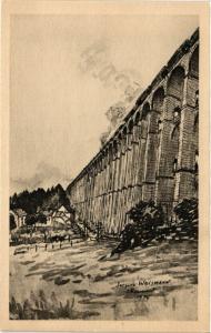 CPA AK CHAUMONT - La Viaduc d'apres un dessin de J. Weismann (430774)