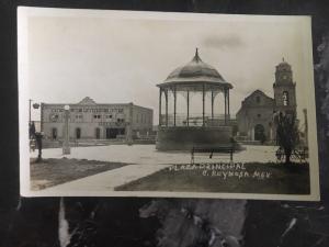 Mint Mexico Real Picture RPPC Postcard Main Square Reynosa