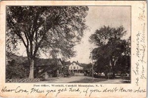 Postcard HOUSE SCENE Catskill Mountains New York NY AL3777