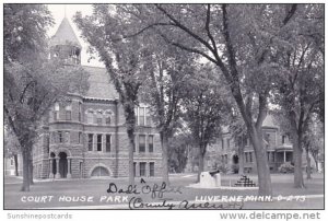 Court House Park Luverne Minnesota 1955 Real Photo