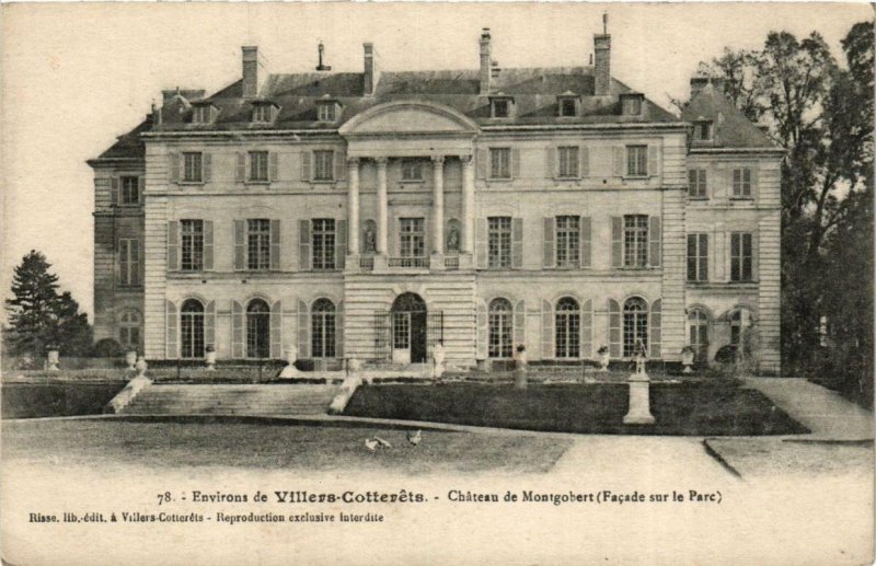 CPA Env.De Villers Cottérets. Chateau de Montgobert (666144)