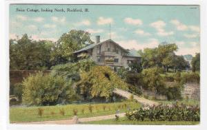 Swiss Cottage Rockford Illinois 1910 postcard