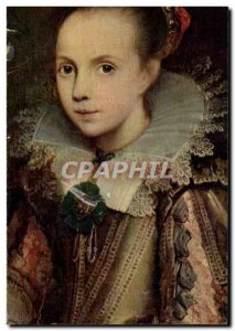 Postcard Modern C Your girl Portrait Museum Mayer van den Bergh Antwerp