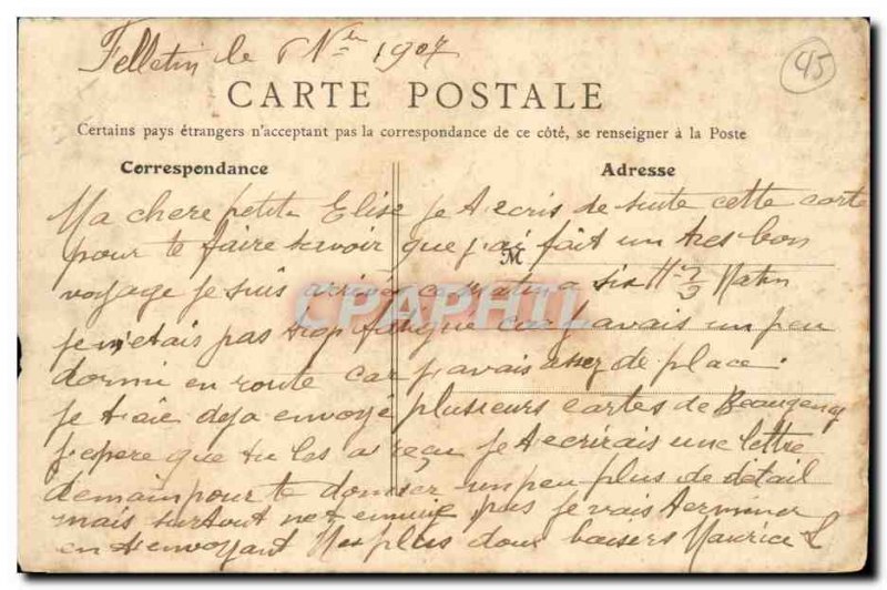 Beaugency Old Postcard Grand Mail