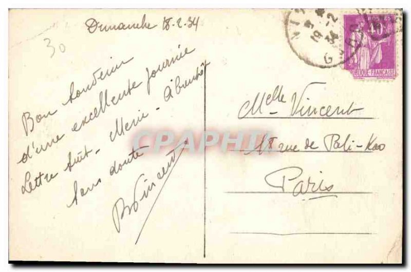 Postcard Old Nimes Pont du Gard