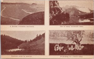 Touring British Columbia Multiview Advertising BC Prov Government Postcard H41