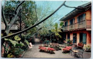 Postcard - Patio Of Maison De Ville Hotel - New Orleans, Louisiana