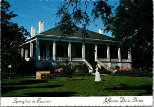 Mississippi Biloxi Jefferson Davis Shrine Springtime At Beauvoir