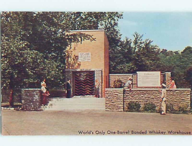 Pre-1980 postcard ad OLD STAGG KENTUCKY BOURBON WHISKEY Frankfort KY F9940