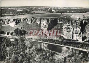 CPA Merry sur Yonne Le Saussoins (Yonne) Vue aerienne des Rochers et le Refuge d