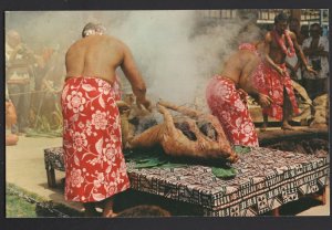 HAWAII LUAH PIG Cooked hot stones in a imu Polynesian Underground Oven ~ Chrome