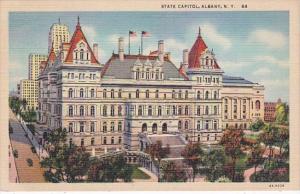 New York Albnay State Capitol Building Curteich