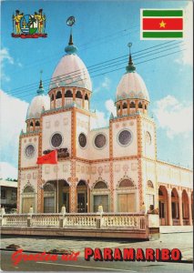 Suriname Hindoe Moskee Hindu Temple Postcard BS.28